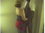 gorgeous amateur wife sucking fat black cock