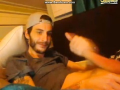 Ruged but cute str8 NY guy with 10 inche uncut thick cock