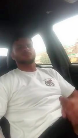 Jacking off in the car