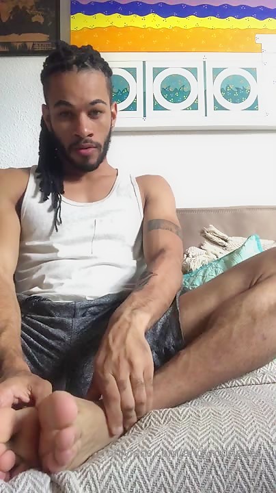NEW Andy plays footsie