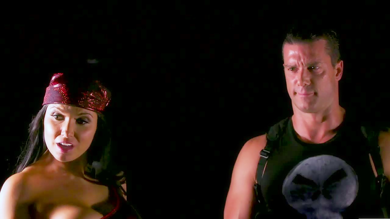Funny Deadpool XXX parody with hardcore sex featuring Ramon Nomar and Romi Rain
