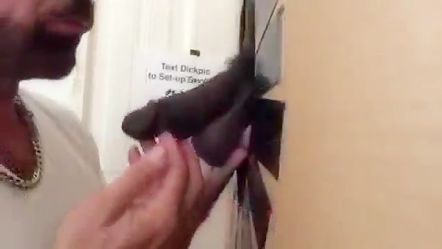 bbc gets drained at gloryhole