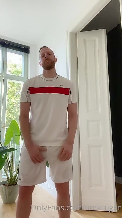 Tim Kruger jerks off and cums