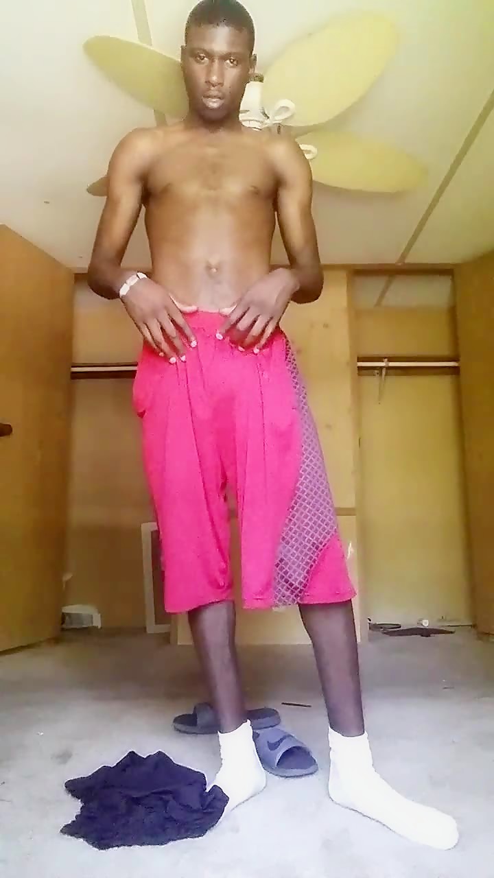 Jackin his Big black dick off