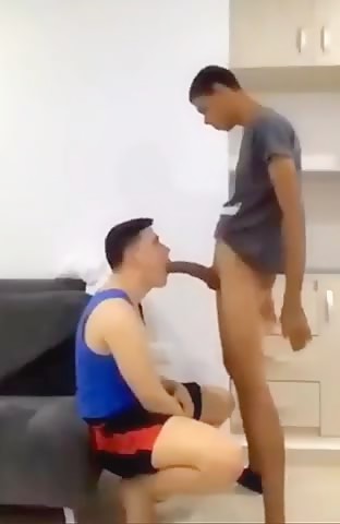 Very long cock blowjob