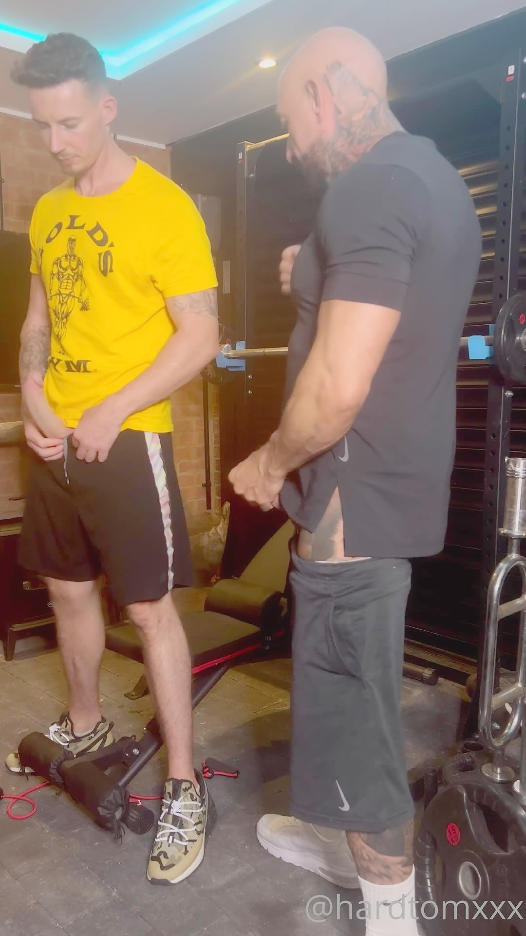 Working it out during a workout