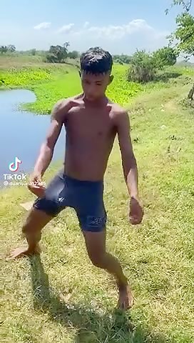 he got a lake leech on his dick