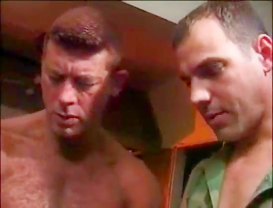 Two military studs and civilian