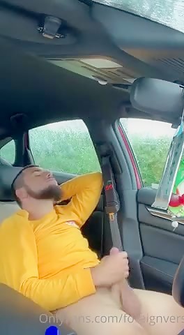 car jacked and cums
