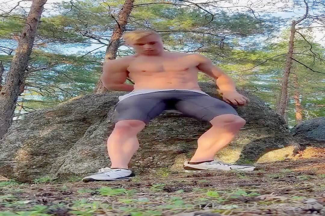 Bastian Gate Jerk Off and Cum