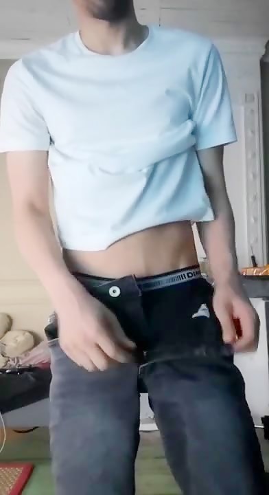 Skinny dude, fat dick