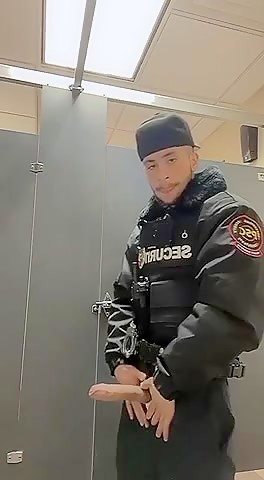 Security  Guard  Unloads  His  Weapon