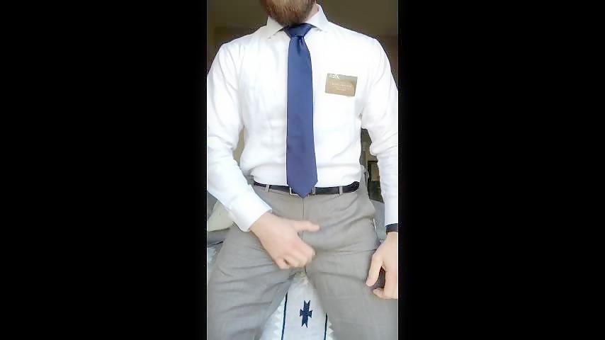 Naughty Mormon Missionary Beats Off PA Pierced Dick