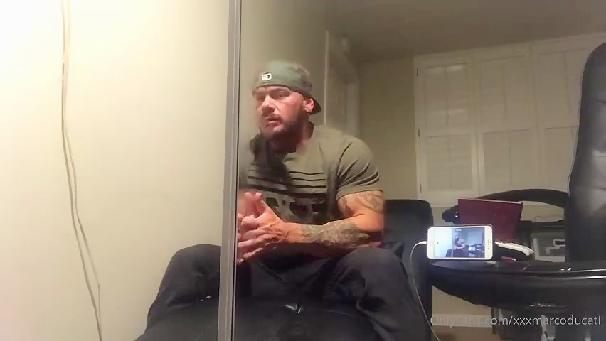 Straight Stud Plays With His Big Fat Cock & Blows a Load
