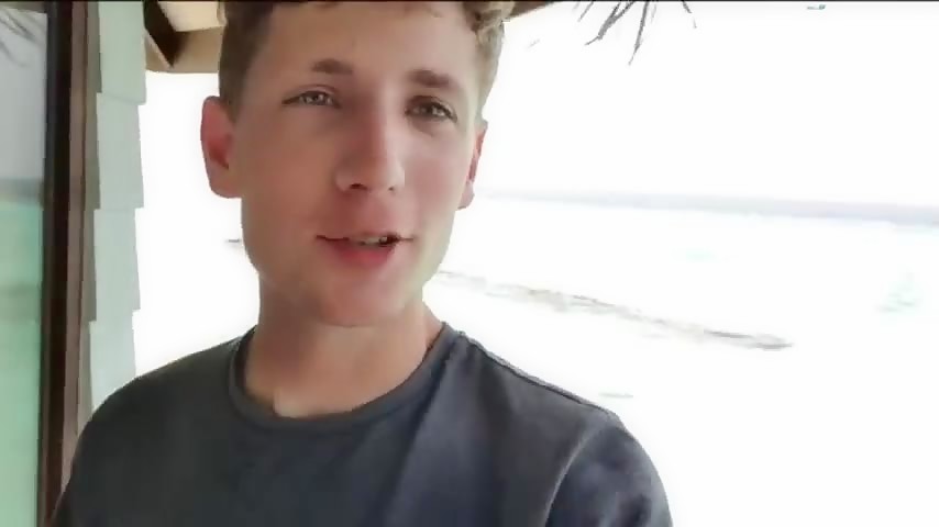 Jaden Hart by the sea