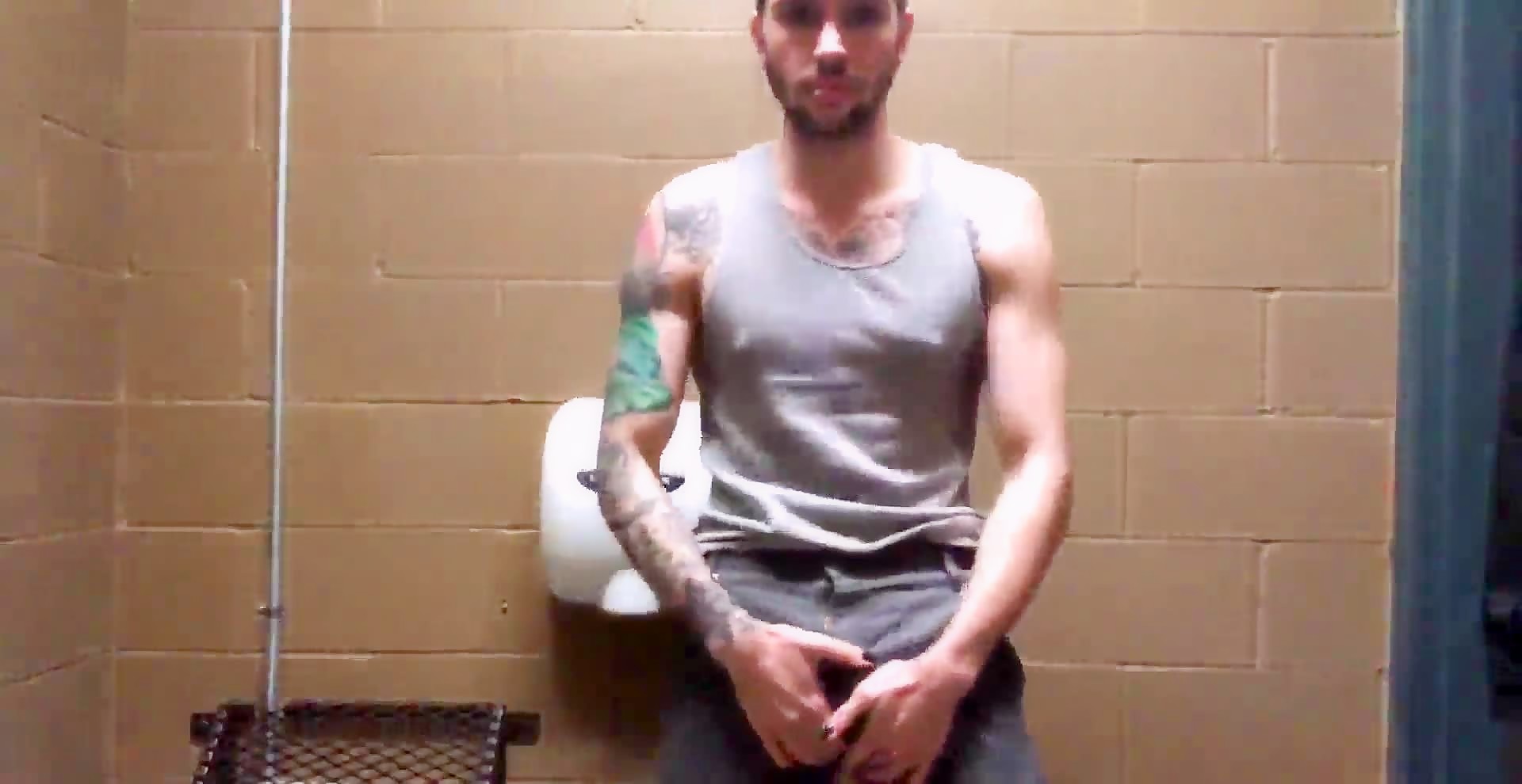 In bathroom